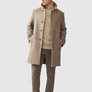 Manteau d'hiver en laine imperméable de qualité supérieure, design une pièce, couleurs personnalisables, coupe ajustée, écologique, respirant, professionnel - Product Image 3