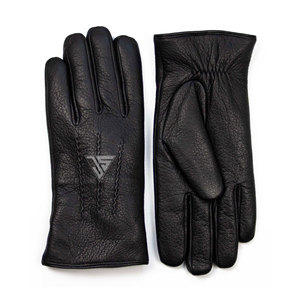Winter Leather <b>Gloves</b> With Veins For Men Touchscreen Snow <b>Driving</b> <b>Gloves</b> With Fur Lining For Motorcycle <b>Driving</b> - Product Image 2
