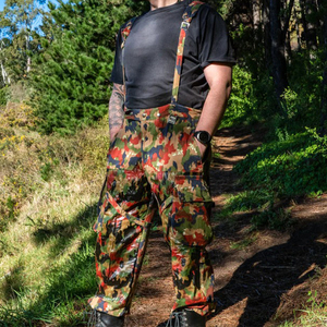Salopette de chasse et de pêche personnalisée en toile de haute qualité, coupe-vent, imperméable, avec taille élastique - Product Image 6