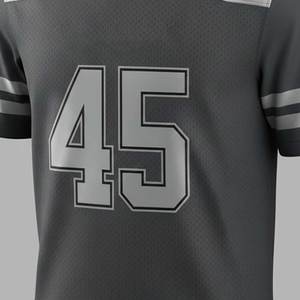 เสื้อฟุตบอลอเมริกันแบบสั่งทำพิเศษ พิมพ์ลายทันสมัย ระบายอากาศได้ดี แขนสั้น สำหรับทุกเพศทุกวัย ไซส์พลัส สำหรับทีมกีฬา - Product Image 4