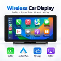 Écran portable pour voiture avec CarPlay sans fil, Android Auto, AirPlay, Miracast et écran tactile pour iPhone et véhicules Android