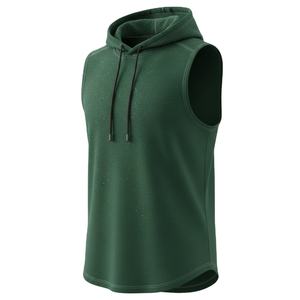 Débardeur pour homme, chemise athlétique sans manches élégante, douce, respirante, ajustée, décontractée, pour la salle de sport, vêtements de sport, logo personnalisé, fabricant en gros - Product Image 5