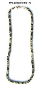 Collier de perles avec pendentif en perles d'os colorées, bijoux de style bohème unisexe au meilleur prix de gros abordable - Product Image 4