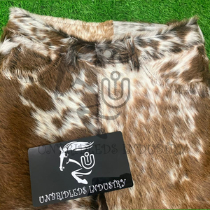 UNBRIDLEDS INDUSTRY 2026 Pantalon évasé unisexe en cuir véritable de vachette pleine fleur pour homme, hiver, audacieux, élégant, coupe cloche, élastique - Product Image 2