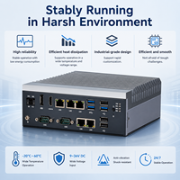 Mini Ordenador Industrial Integrado Sin Ventilador OEM Intel N95 N97 I3-N305, Mini-PC con DDR4, SSD, Windows, Linux, Controlador, 5LAN, POE, en Stock