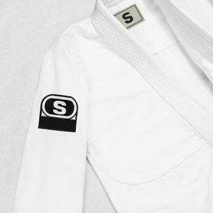 Kimono BJJ de haute qualité 450GSM en tissu perlé léger, logo personnalisé, approuvé IBJJF, vente en gros, unisexe, adultes - Product Image 4