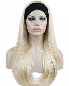 วิกผมแบบคาดศีรษะ แบรนด์พรีเมียม เส้นผมนุ่มสลวย สวมใส่สบาย ยืดหยุ่นได้ น้ำหนักเบา ผมแท้บราซิล เรมี่ เนื้อผมเรียบลื่น หนาเต็ม - Product Image 2