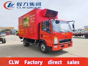 HOWO-Camion de transport pour poussin 4x2, nouvelle condition, véhicule à transmission manuelle, unité de réfrigération, diesel, Euro 4 - Product Image 2