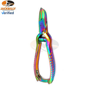 Coupe-ongles multi-usages en acier inoxydable pour bébé, pour ongles incarnés épais, à mâchoires concaves, à ressort, lames tranchantes - Product Image 5