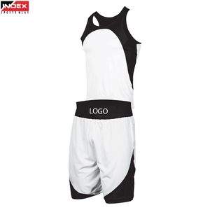 Conjunto de Jersey y Pantalones Cortos de Boxeo Personalizados para Hombre, Uniforme de Combate Transpirable para Entrenamiento en Gimnasio y Presentaciones en el Ring - Product Image 1