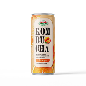 Kombucha Orange Pétillant, Thé Fermenté Naturel, Sans Arômes Artificiels, Vente en Gros, OEM, Boisson Botanique Pure, Fournisseur de Marque Privée - Product Image 2