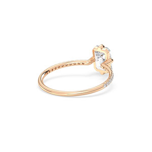 แหวนแต่งงาน REYES ดีไซน์ดั้งเดิม ทองคำแท้ 14K ประดับเพชร CVD สำหรับผู้หญิง เครื่องประดับหรูหราสำหรับทุกโอกาส - Product Image 6