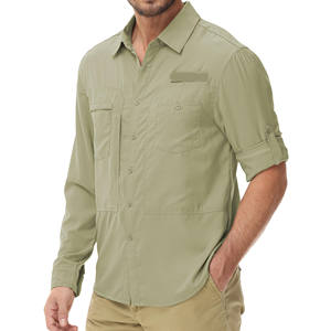 เสื้อเดินป่าสำหรับผู้ชาย เดินป่า ปีนเขา ล่าสัตว์ เสื้อโพลีเอสเตอร์ 100% เสื้อเชิ้ตผู้ชาย ใช้ได้ทั้งกลางแจ้งและในร่ม เสื้อเดินป่าสำหรับผู้ชาย - Product Image 1