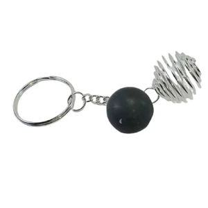 Porte-clés en cristal de haute qualité, tourmaline noire, saphir enroulé dans du fil, pierre naturelle, cadeau pour femme - Product Image 4