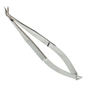 Tijeras Corneales Castroviejo Premium, Curvas a la Izquierda, Miniatura, 4 1/4 Pulgadas, Oftálmicas, Microquirúrgicas, de Acero Inoxidable, para Cirugía Ocular - Product Image 3