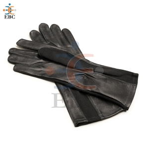 ถุงมือตรวจจับเข็ม ถุงมือกันเหงื่อสำหรับนักบิน ถุงมือยาวถึงข้อมือ ถุงมือหนังแกะนัปป้า ถุงมือหนังที่เป็นมิตรกับสิ่งแวดล้อม - Product Image 1