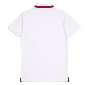 Polo DriFit avec armoiries de la fraternité grecque Kappa Alpha Psi, blanc, vêtements de fraternité grecque avec coupe athlétique et confort tout au long de la journée - Product Image 5