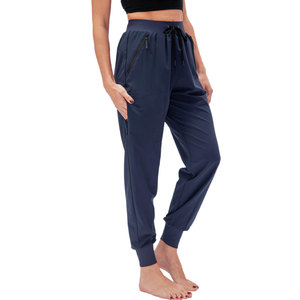 Women Mid Waist Pencil Pants <b>Stretch</b> Workout Fleece Quick Dry Breathable Streetwear Casual Side Pocket Drawstring Design - Product Image 1