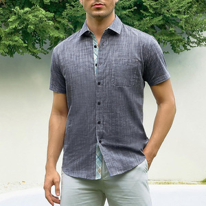 Vêtements décontractés pour hommes sur mesure, col à double boutonnage, polyester/coton, OEM, fabricant d'exportation du Pakistan, marchés mondiaux - Product Image 3