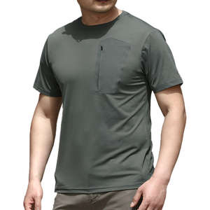 เสื้อยืดลำลองแบบยุทธวิธีสำหรับกิจกรรมกลางแจ้ง น้ำหนักเบา ระบายอากาศได้ดี ยางยืดแบบกดติด แห้งเร็ว คอกลม - Product Image 6