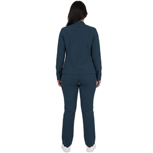 Uniformes Médicos Personalizados de Alta Calidad, Blancos, de Algodón y Poliéster, Tejidos, de Manga Larga, para Invierno, Ropa de Laboratorio, Uniformes de Hospital Unisex - Product Image 2