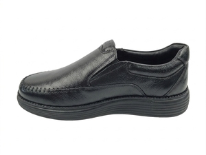 Chaussures habillées noires tendance pour hommes avec fermeture à lacets, bout rembourré, semelle intermédiaire en EVA et semelle extérieure en caoutchouc, toutes saisons, pour la marche - Product Image 2