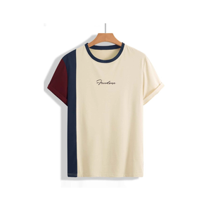 T-shirt pour homme, décontracté, manches courtes, coton, col rond, confortable, léger, respirant, à porter au quotidien - Product Image 1