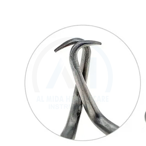 Ciseaux dentaires Al Mida Healthcare de classe II, à lame arrondie, droits, en acier inoxydable, manuels, chirurgicaux, pour la chirurgie, certifiés CE ISO13485 - Product Image 4