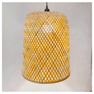 Lampe en bambou tissé, bambou naturel, éclairage artisanal, décoration pour salon, intérieur et aménagement de la maison, en provenance du Vietnam - Product Image 4
