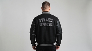 Veste universitaire de baseball avec logo personnalisé, broderie de haute qualité, manches en laine/polyester, doublure en polaire 100% laine, hiver - Product Image 2