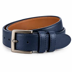 Cinturón de Cuero Vacuno de Primera Calidad con Hebilla de Aleación, Color Personalizado, Ajustable, Cómodo, Duradero, Moderno, Informal, para Hombre y Mujer - Product Image 3