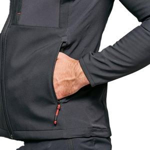 NOUVEAU 2025 Logo personnalisé Bomber Style Men Soft shell Winter Jacket 100% Polyester Stand Collar Plus Size Design Soft shell jacket - Product Image 4