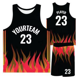 Ensemble de maillots de basket-ball sublimés personnalisés, bleu jaune, nom de l'équipe, numéro 23, unisexe, adulte, sans manches, vêtements de sport respirants - Product Image 2