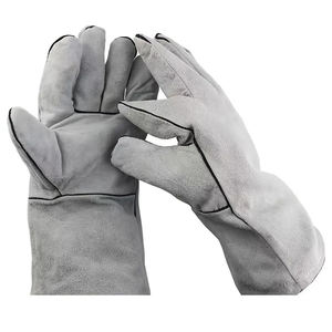 Guantes de Soldadura TIG MIG OEM ODM, Duraderos, de Cuero, con Pantalla Táctil, para Exteriores, de Seguridad, Color Personalizado, en Venta - Product Image 1