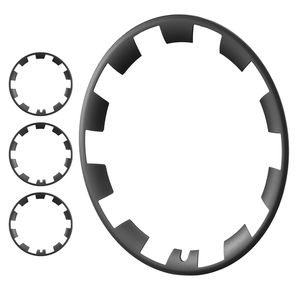 Copricerchi da 20 pollici per Model Y con protezione a scatto, copertura per valvola e foro per ugello, in ABS PC - Product Image 1