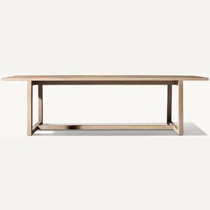 Mesa rectangular en oferta, estilo moderno, ideal para restaurante o cafetería, con espacio para amigos al aire libre y de buena calidad. - Product Image 1