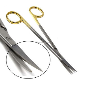 Tijeras de Disección TC SuperCut Kelly Curvas de Acero Inoxidable con Carburo de Tungsteno de 6.25'' con Una Hoja Dentada, Instrumento Quirúrgico con Certificación CE - Product Image 2