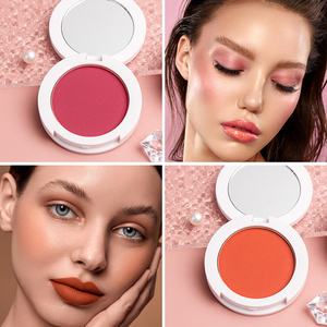 Palette de fards à joues mats 10 couleurs, fard à joues naturel modulable pour un éclat naturel, idéal pour le maquillage quotidien et les soirées - Product Image 3