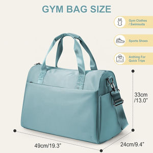 Bolsa Deportiva Elegante de Gran Capacidad con Correa de Hombro Desmontable, Impermeable y con Logotipo Personalizado - Product Image 6