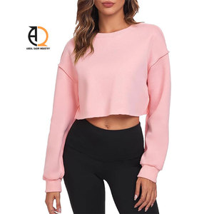 Sudadera Ligera de Felpa para Mujer, Estilo Crop Top - Product Image 4