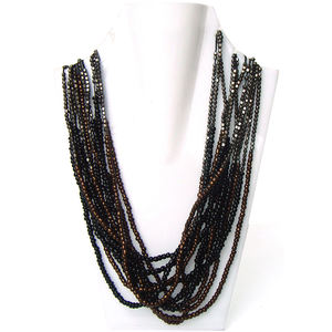 Collier de perles de verre artisanal de prestige fabriqué en Inde, bijoux modernes personnalisés pour mariage et fête, gamme femme, prix usine en gros - Product Image 2