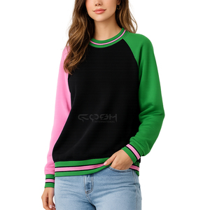 เสื้อสเวตเชิ้ตคอวีพิมพ์ลายสำหรับผู้หญิงคุณภาพสูงจาก Cosh International Sisterhood สำหรับฤดูใบไม้ร่วง แบบสวมหัว คอหนา ถักนิตติ้ง - Product Image 5