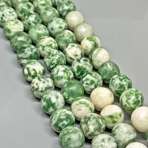 Natural Matte <b>Tree</b> Agate 6mm Smooth Round A Grade Gemstone Beads Strand Jewelry Making Wholesale - Product Image 3