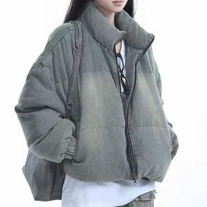 Men Puffer <b>Jacket</b> Lightweight <b>Packable</b> Windproof Eco-Friendly Quick Dry Winter Coat with Zipper Closure - Product Image 5