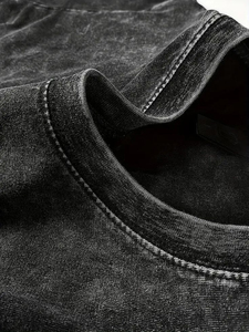 Créez Votre Propre Logo - T-shirts pour Hommes en Coton Acid Wash - Personnalisables, Écologiques, Séchage Rapide, Tissu 100% Coton - Product Image 4