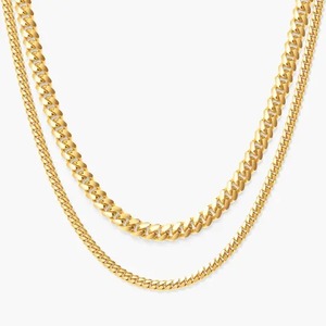 Premium Quality Moissanite Diamond Hip Hop Cuban Chain Sparkling Iced Out Necklace for Men Streetwear Parties for Sale - Product Image 1