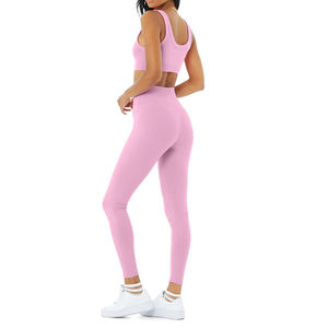 Ensemble de sport deux pièces pour femme : soutien-gorge de yoga et leggings – Tenue de fitness et de yoga 2 pièces - Product Image 3