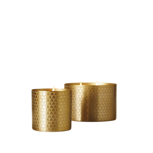 Pot à bougie en cuivre avec cire et mèche, support conique résistant à la chaleur pour la décoration, cet article est un pot à bougie parfumée multi-mèches - Product Image 3