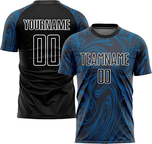 เสื้อฟุตบอล OEM แบบกลับด้านได้ สกรีนโลโก้ได้ตามต้องการ ชุดฟุตบอลสองชั้น สำหรับสโมสรและโรงเรียน - Product Image 1