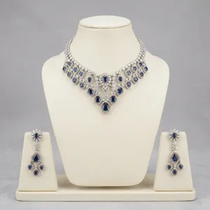 Luxury Cubic Zirconia Tennis Necklace <b>for</b> <b>Women</b> Wholesale Elegant Crystal <b>Choker</b> Jewelry <b>for</b> Wedding and Evening Wear - Product Image 6